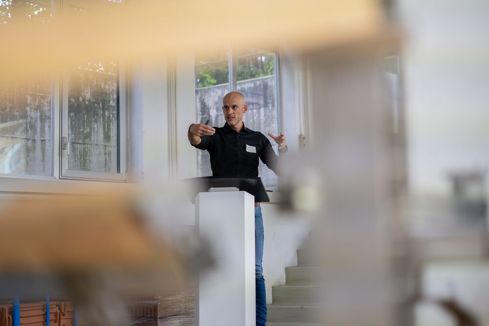 Fabian Schaller (Leiter Höhere Berufsbildung des wbz). (Fotos: Michael Küng)